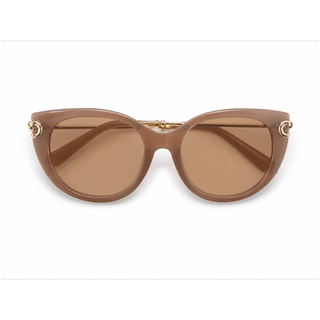 LENTES DE SOL CAT EYE NUDE DORADO