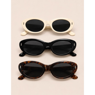 LENTES DE SOL OVALADOS SLIM METÁLICOS