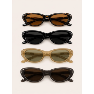 LENTES DE SOL CAT EYE CON CRISTALES